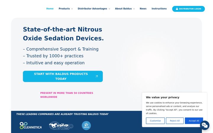 Screenshot of baldus-sedation.com