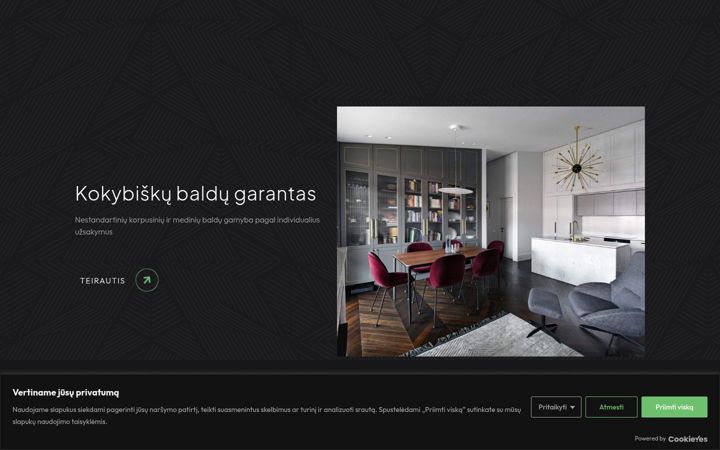 Screenshot of baldutonas.lt