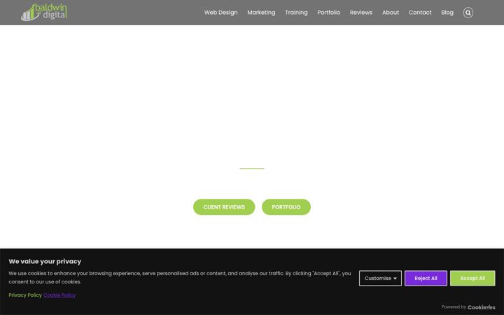 Screenshot of baldwindigital.ie