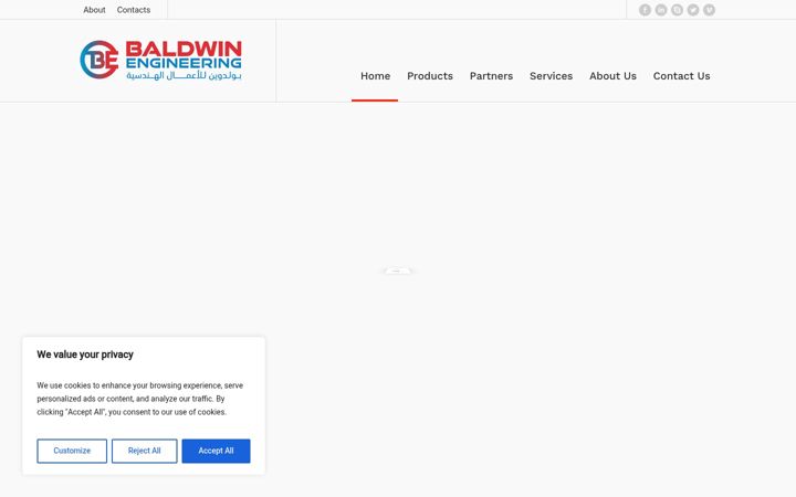 Screenshot of baldwinengineering.net