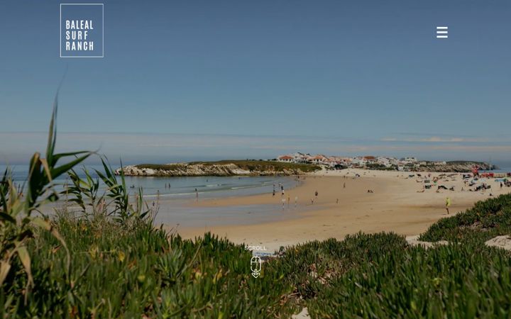 Screenshot of balealsurfranch.pt