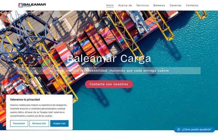 Screenshot of baleamar.com