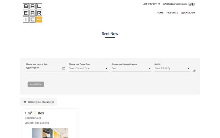 Screenshot of balearbox.com