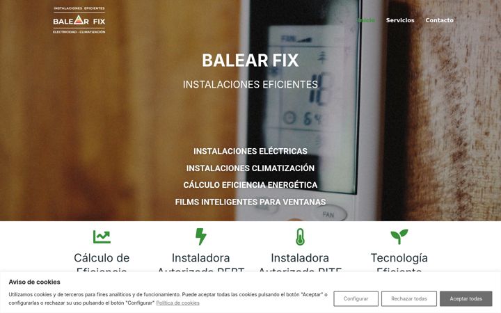 Screenshot of balearfix.com