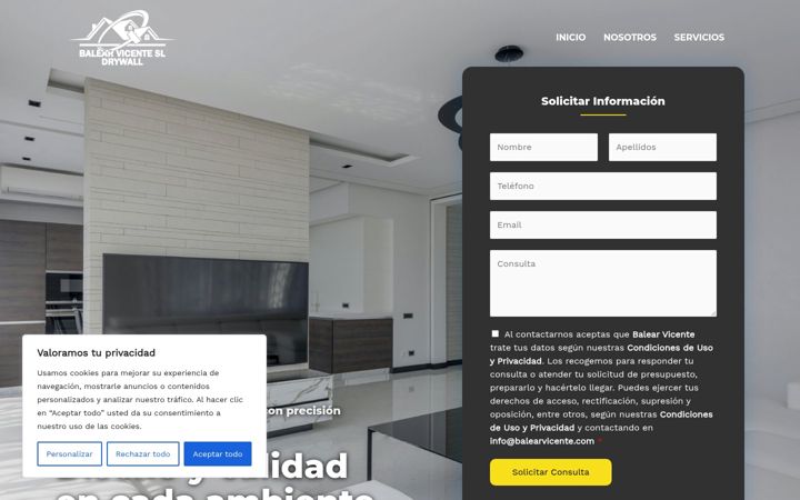 Screenshot of balearvicente.com