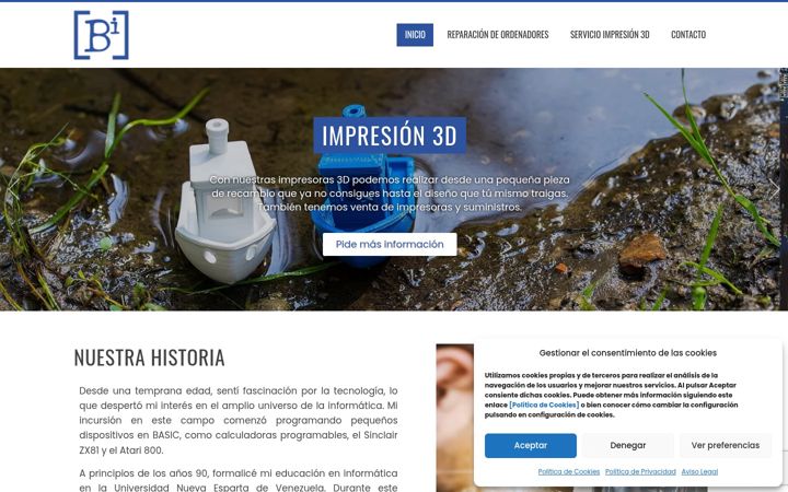 Screenshot of baleatoinformatica.com