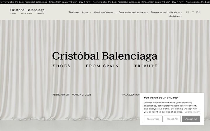 Screenshot of balenciagatribute.com