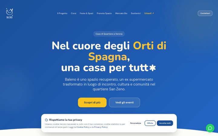 Screenshot of balenosanzeno.it