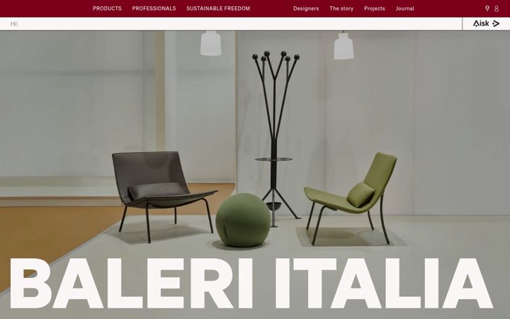 Screenshot of baleri-italia.it
