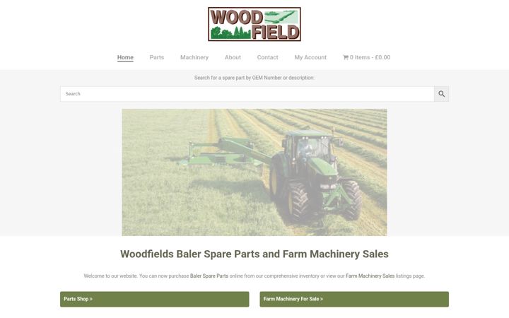 Screenshot of balerparts.co.uk