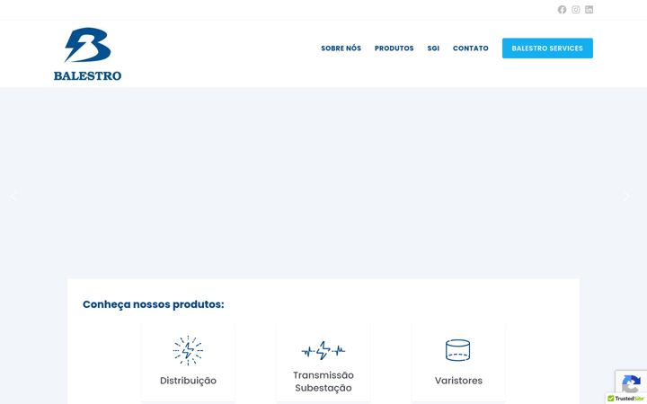 Екранна снимка на balestro.com.br