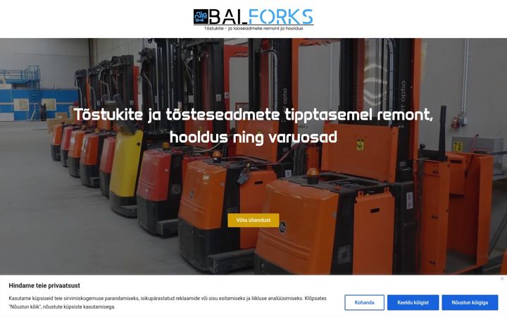 Screenshot of balforks.ee