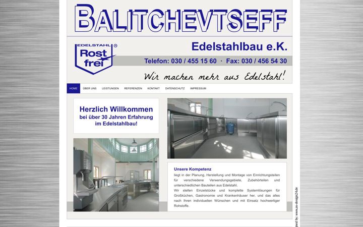 Képernyőkép: bali-edelstahlbau.eu
