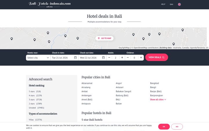 Screenshot of bali-hotels-indonesia.com