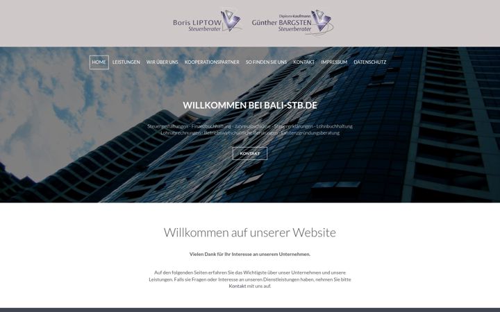 Screenshot of bali-stb.de