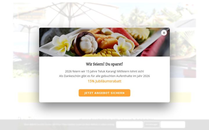 Screenshot of bali-tauchreise.de