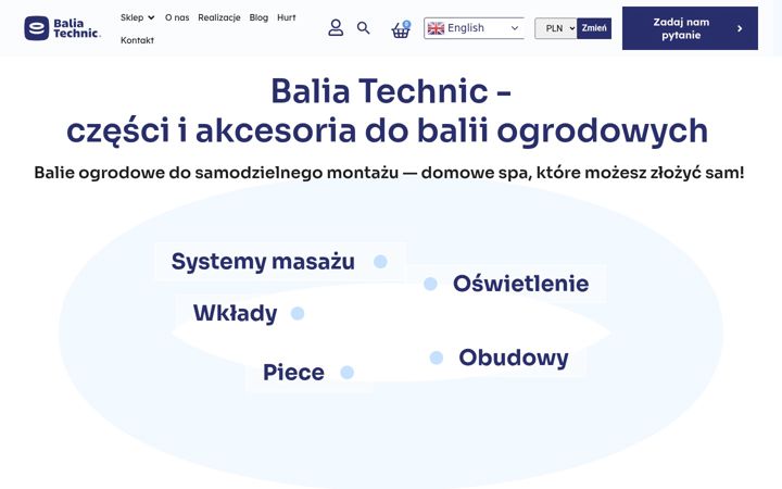 Screenshot of baliatechnic.pl