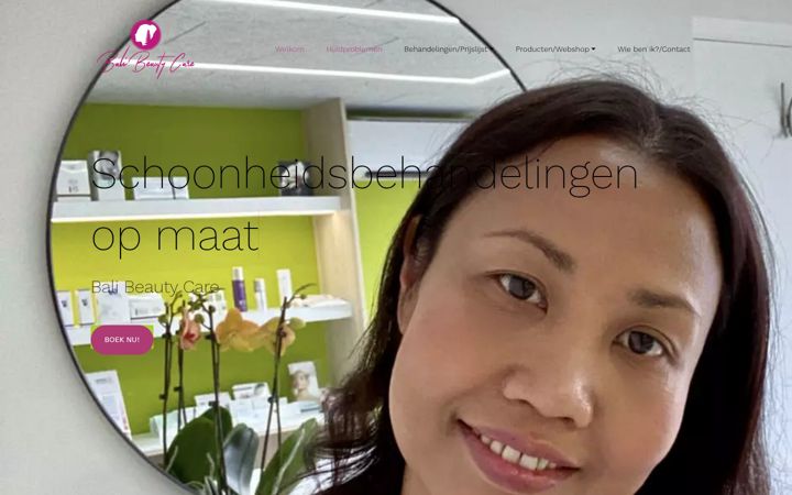 Ekrānuzņēmums no balibeautycare.nl