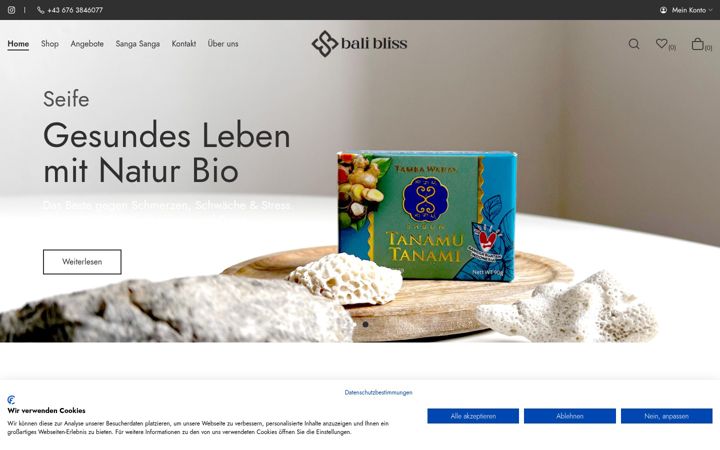 Screenshot of balibliss.at