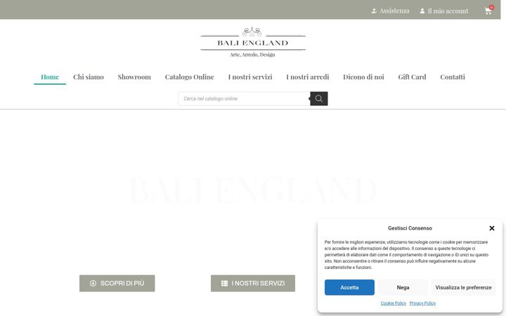 Screenshot of baliengland.it