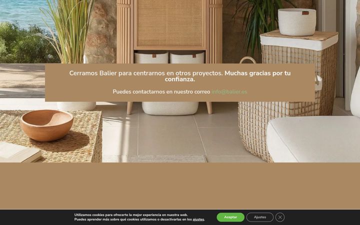 Screenshot of balier.es