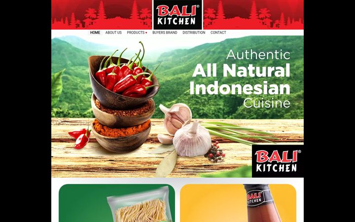 Screenshot of balikitchen.co.id