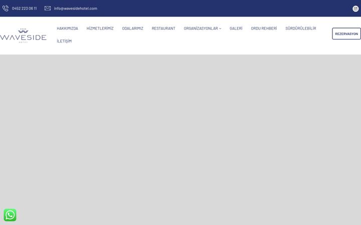 Screenshot of baliktasihotel.com