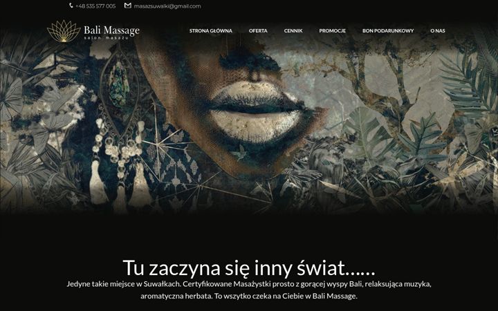 Screenshot of balimassage.pl