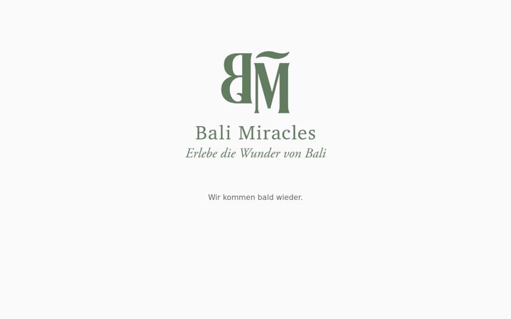 Screenshot of balimiracles.com