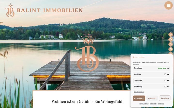 Screenshot of balint-immobilien.at