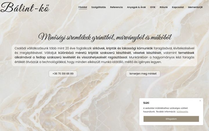Screenshot of balint-ko.hu