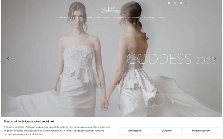 Screenshot of balintsara.com