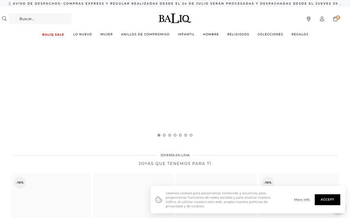 Screenshot of baliq.com