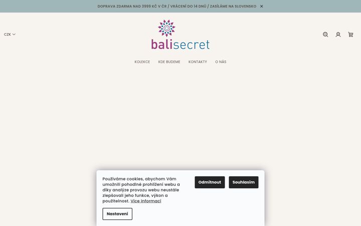 Screenshot of balisecret.cz