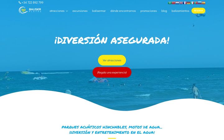 Screenshot of balisermar.com