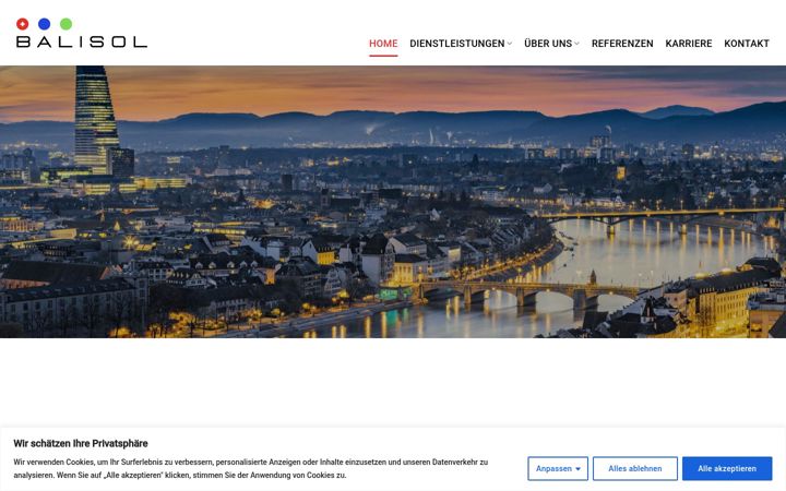 Screenshot of balisol.ch