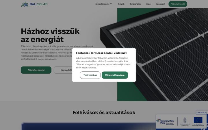 Screenshot of balisolar.hu