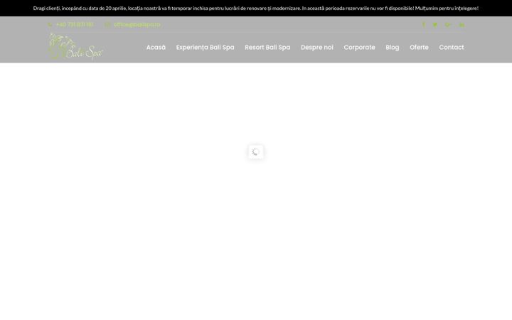 Screenshot of balispa.ro