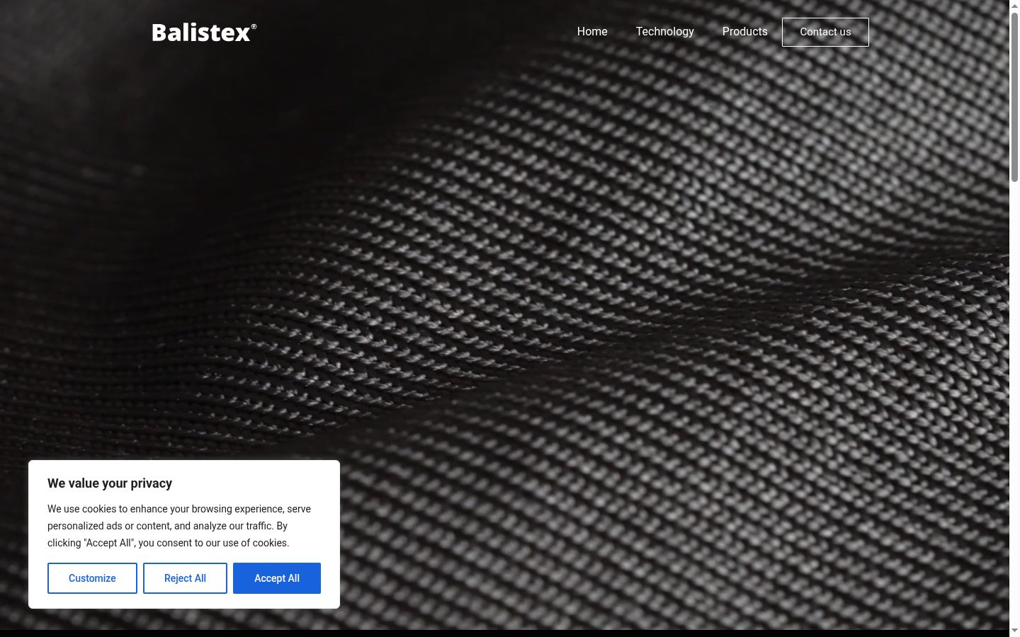 Screenshot des Einwilligungsbanners vor jeglicher Interaktion