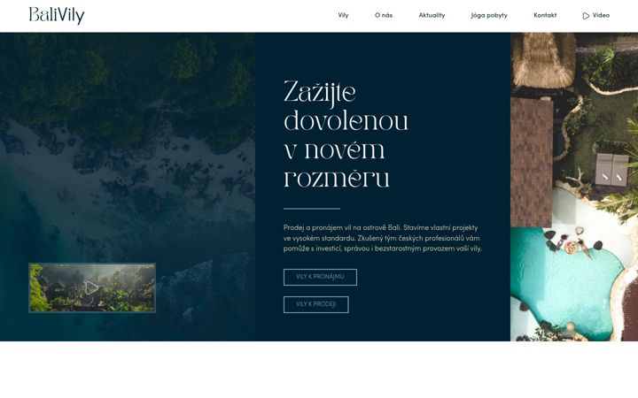 Screenshot ta' balivily.cz