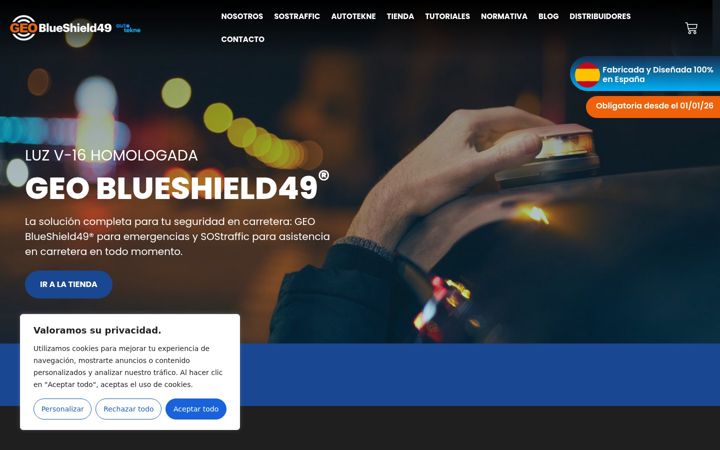 Screenshot of balizablueshield49.com