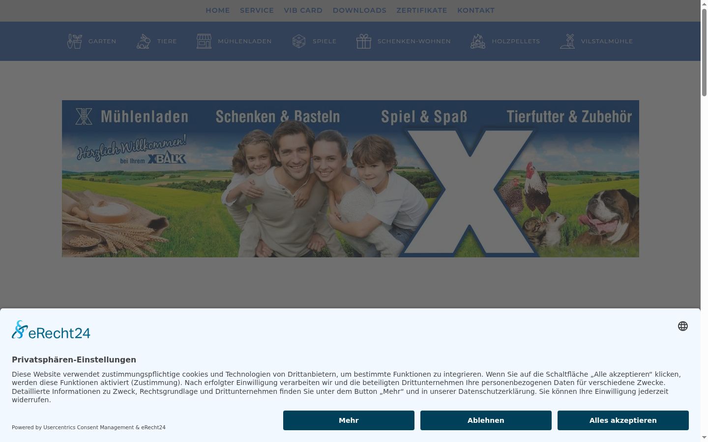 Screenshot tal-banner tal-kunsens muri qabel kwalunkwe interazzjoni