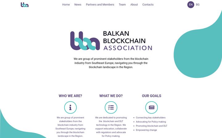 Screenshot of balkanblockchain.org