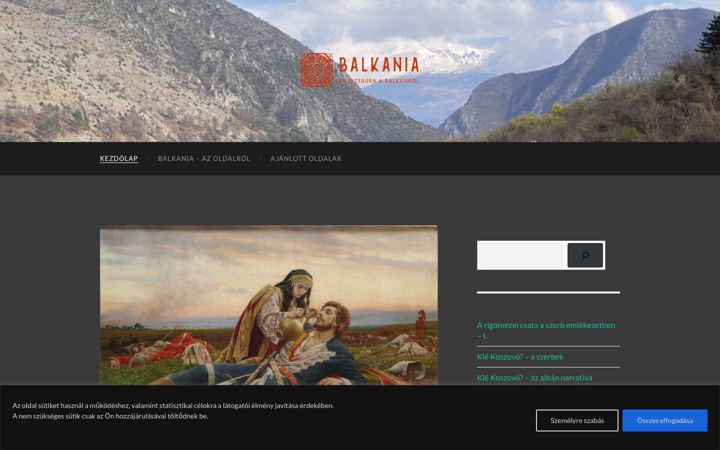 Screenshot of balkania.hu