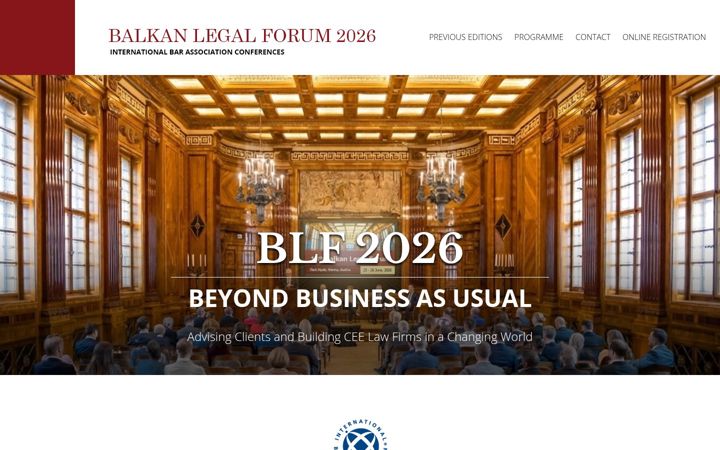Screenshot of balkanlegalforum.org