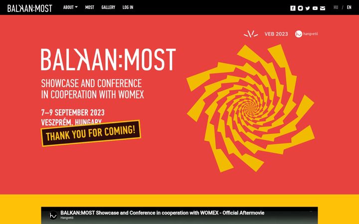 Screenshot of balkanmost.hu
