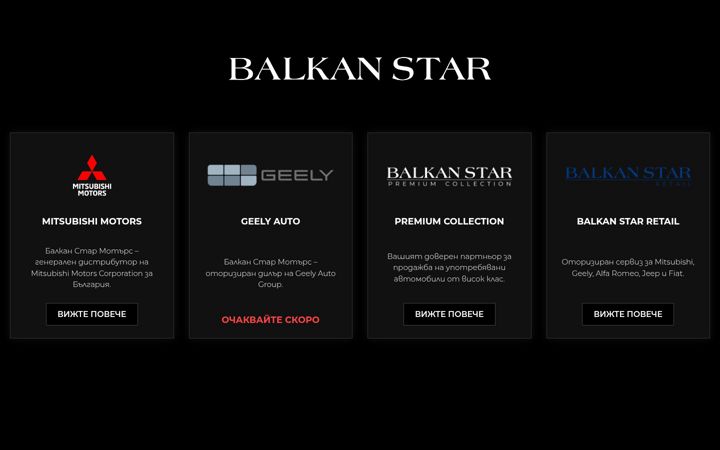 Screenshot of balkanstar.com
