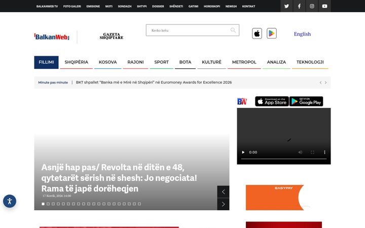 Skærmbillede af balkanweb.com