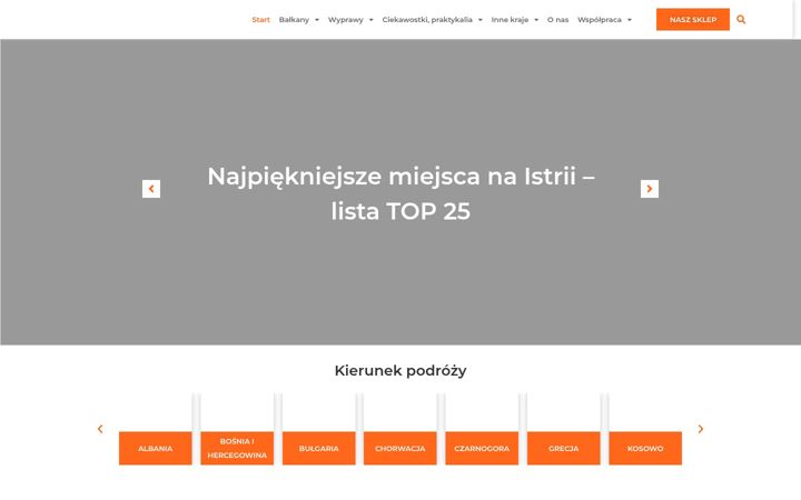 Screenshot of balkanyrudej.pl