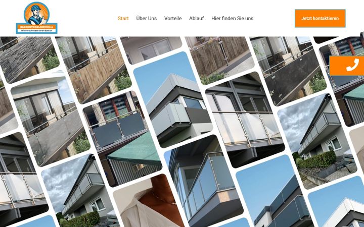 Screenshot of balkon-verkleidung24.de